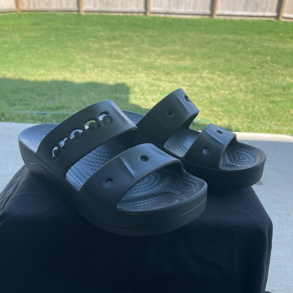 CROCS Classic Black Slide Sandals